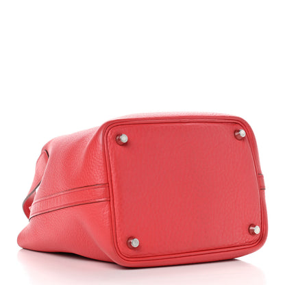 Hermes Taurillon Clemence Picotin Lock 18 PM Rose Jaipur 3 of 4