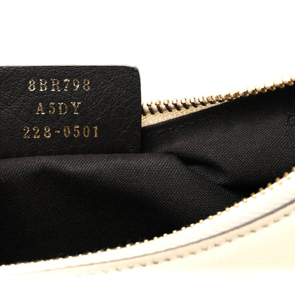 Fendi Vitello Grace Matte Small Fendigraphy Hobo Bag White Ice 7 of 12