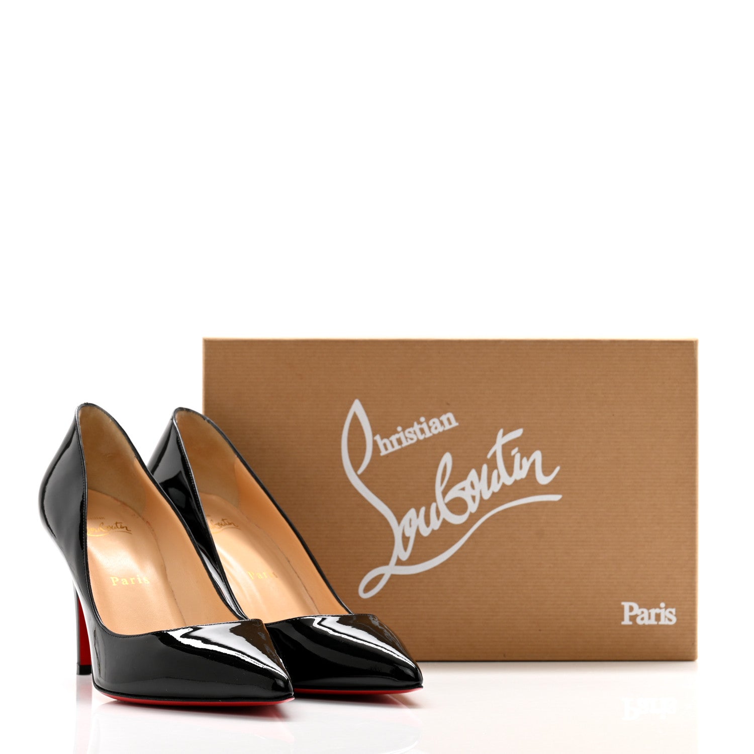 Christian Louboutin Patent Pigalle Follies 85 Pumps 38.5 Black 10 of 10