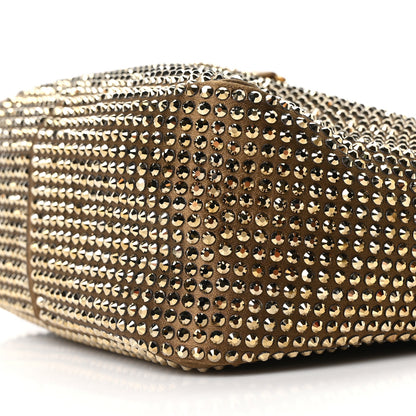 Saint Laurent Satin Crystal Baby Le 5 A 7 Supple Hobo Astres 10 of 10