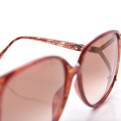 Christian Dior Square Sunglasses Orange Tortoise 6 of 6