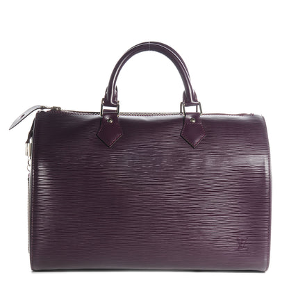 Louis Vuitton Epi Speedy 30 Cassis Purple 1 of 7