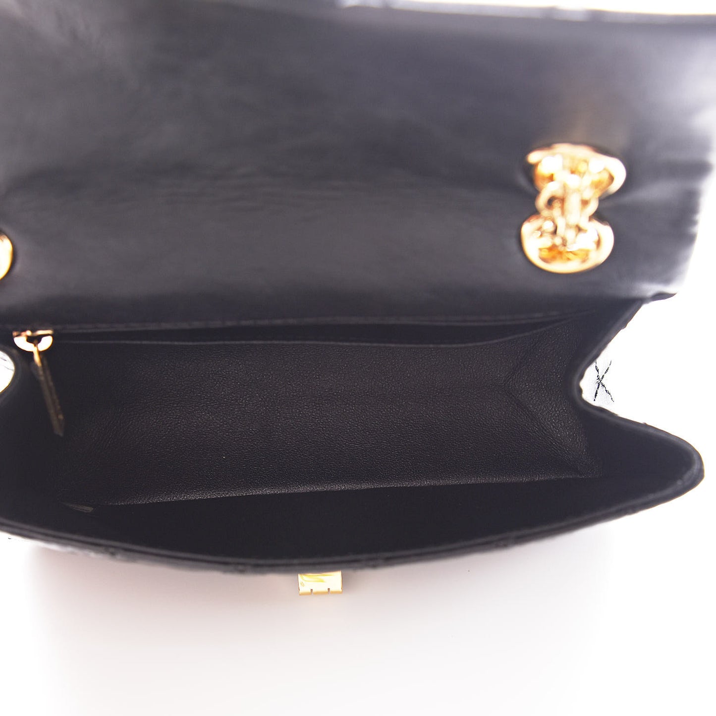 Aged Calfskin Quilted 2.55 Reissue Mini Flap Black