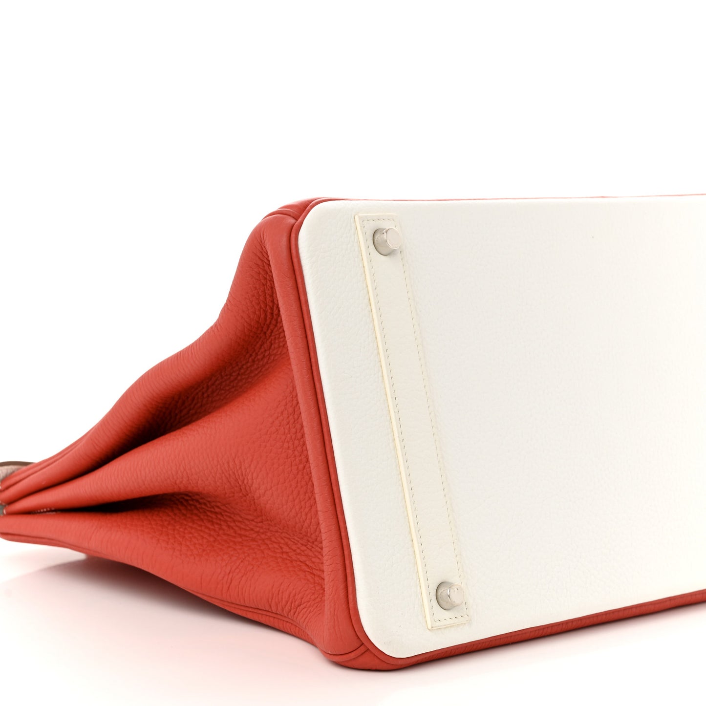 Togo Casaque Birkin 40 Sanguine White
