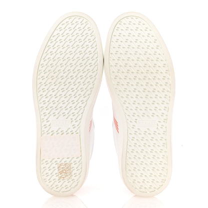 Hermes Calfskin Womens Advantage Sneakers 36 White Orange 6 of 13