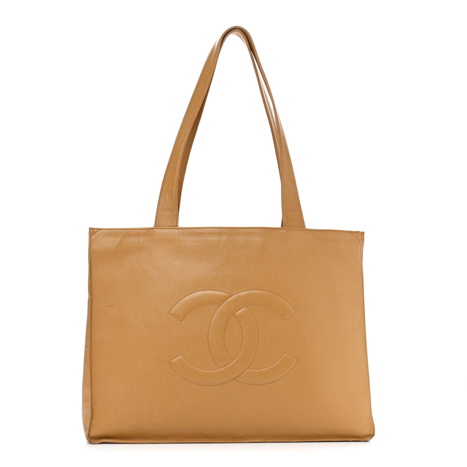 Chanel Caviar CC Tote Beige 1 of 21