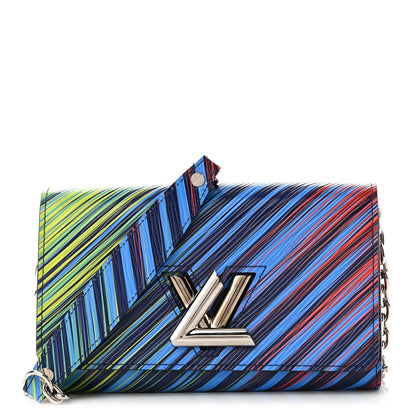 Louis Vuitton Epi Tropical Printed Twist Chain Wallet Vert Rouge 1 of 10