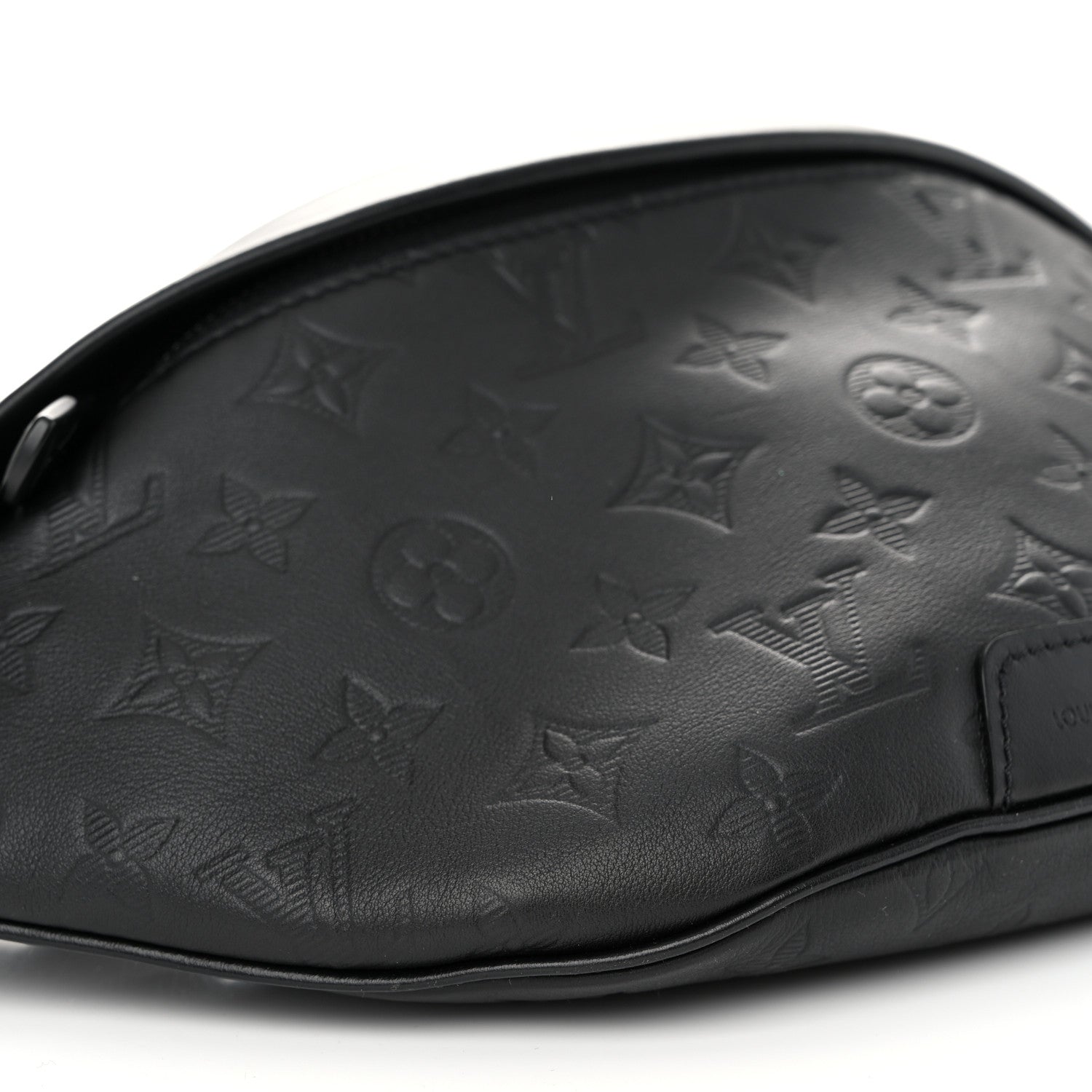 Louis Vuitton Calfskin Monogram Shadow Discovery Bumbag Black 8 of 9