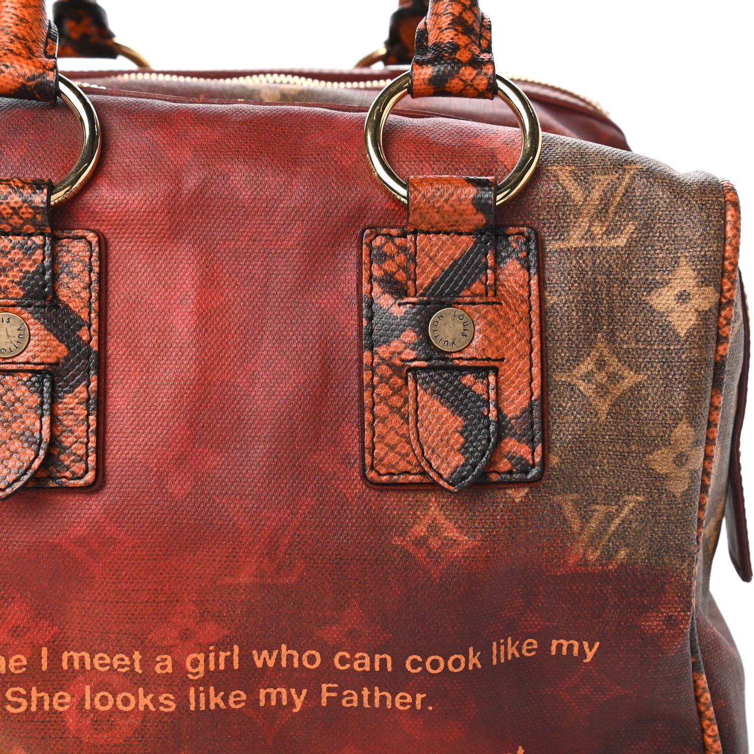 Louis Vuitton Richard Prince Mancrazy Jokes Bag 9 of 9
