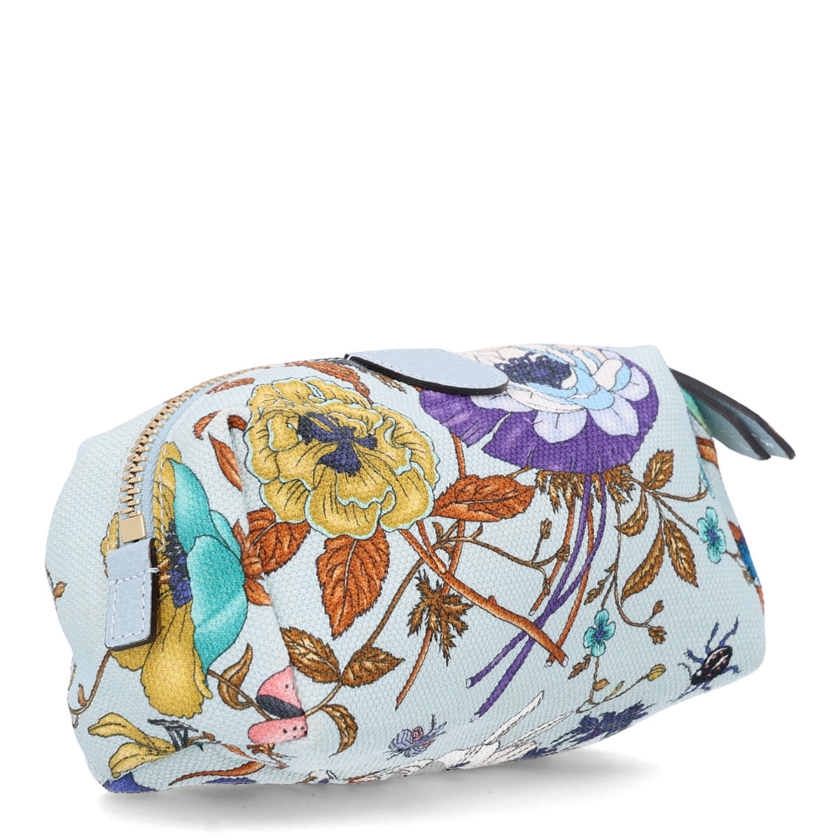 Gucci Canvas Flora GG Marmont Pouch Cosmetic Case Multicolor 3 of 10