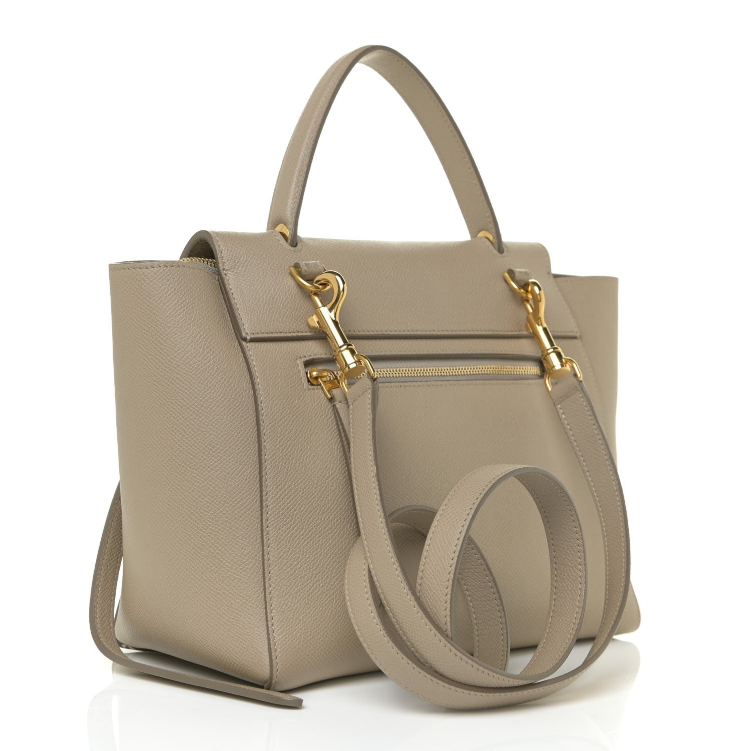 Celine Grained Calfskin Mini Belt Bag Dune 3 of 15