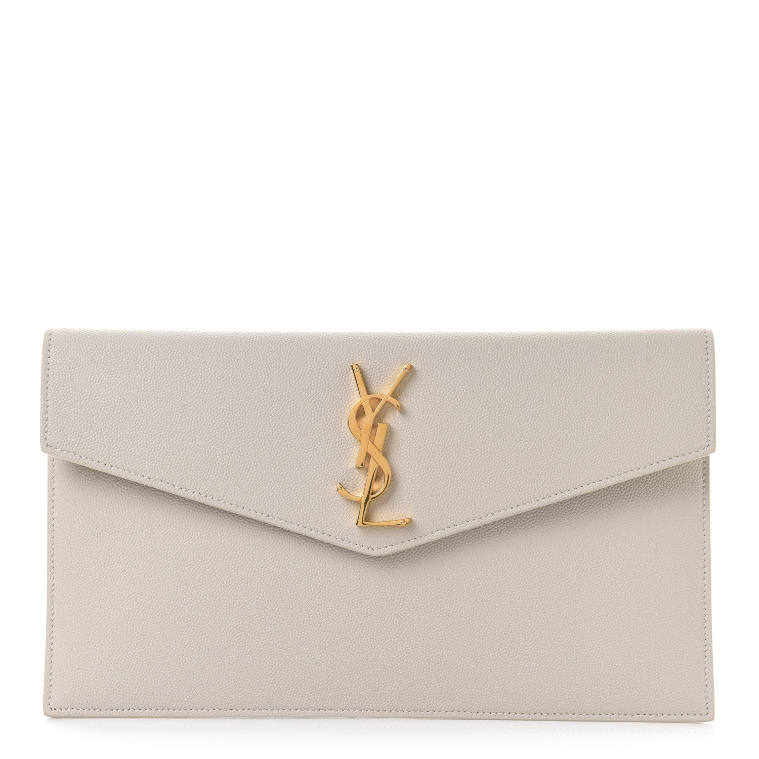 Saint Laurent Grain De Poudre Uptown Pouch Crema Soft 1 of 9