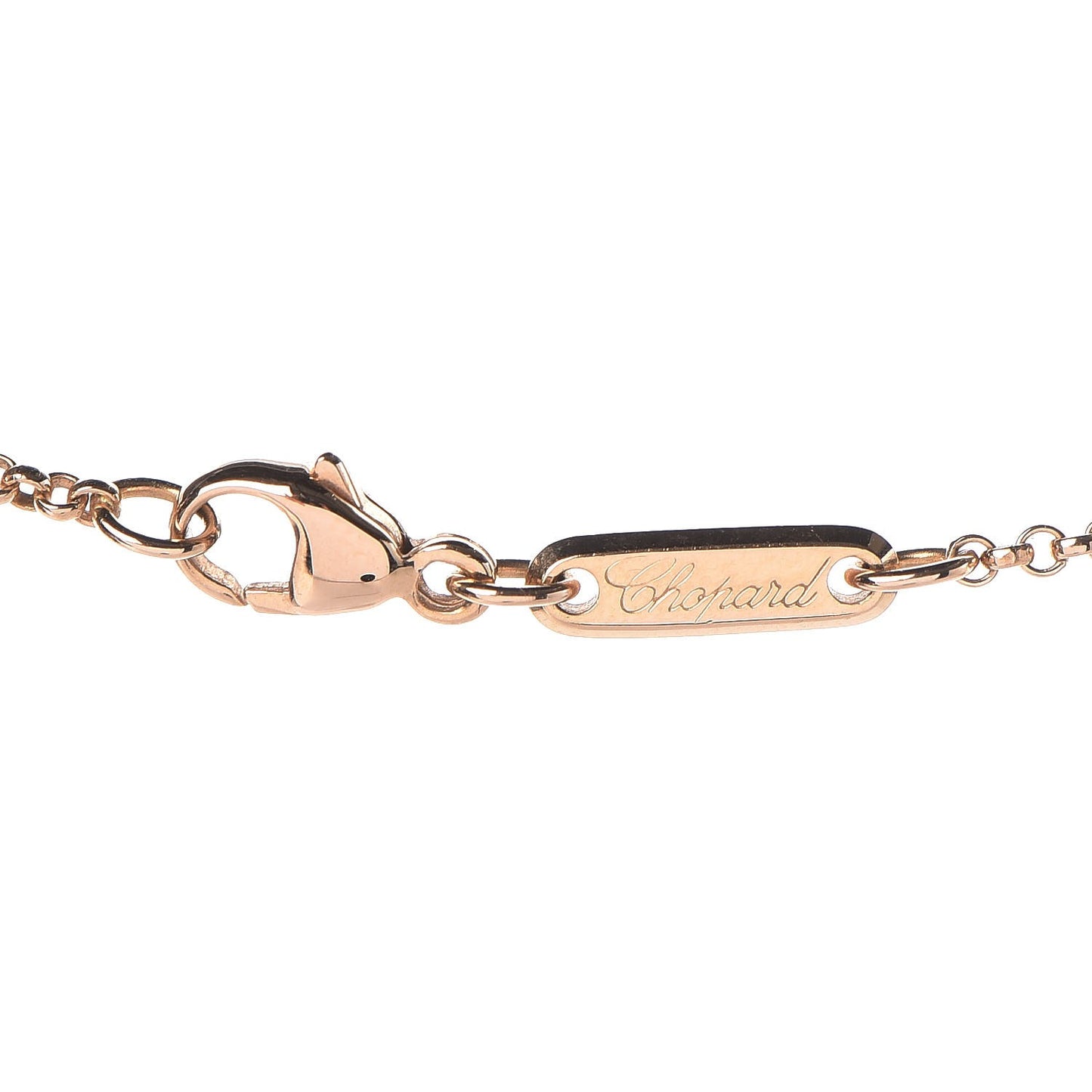 18K Yellow Gold Happy Diamonds Floating Heart Pendant Necklace