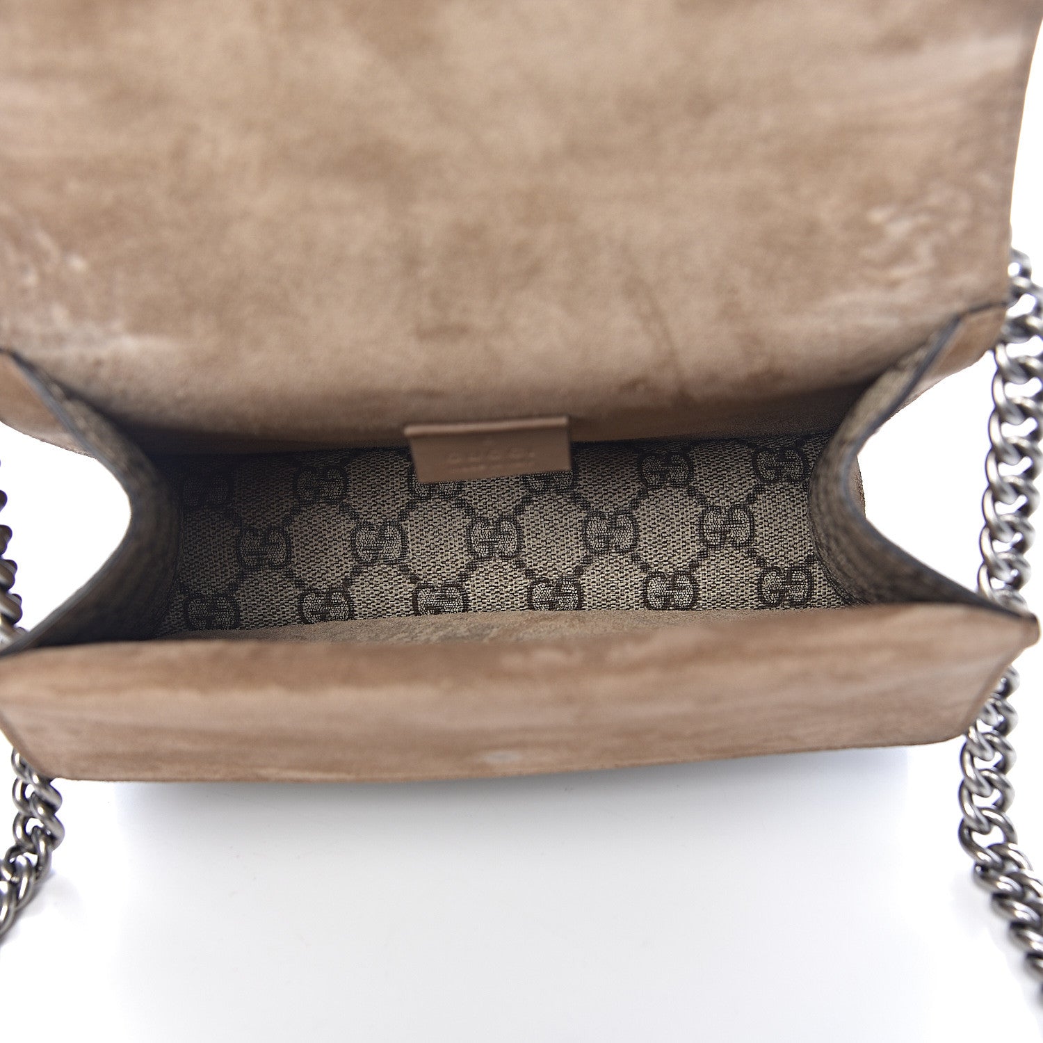 Gucci GG Supreme Monogram Mini Dionysus Shoulder Bag Taupe 5 of 10
