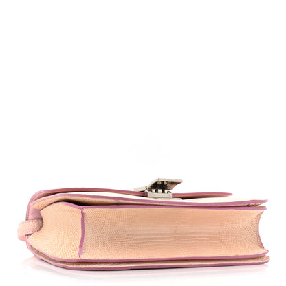 Celine Lizard Medium Classic Box Flap Bag Pink 4 of 15