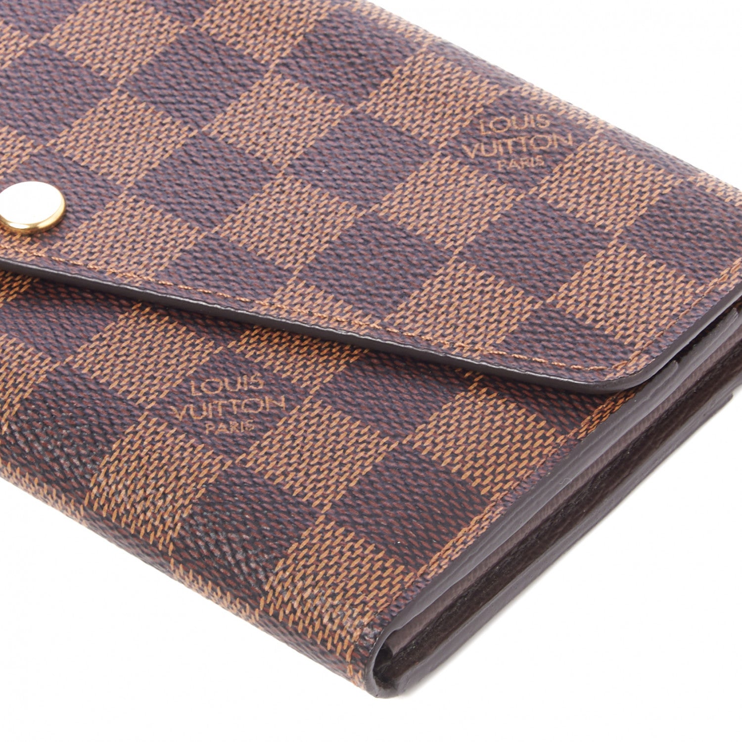 Louis Vuitton Damier Ebene Sarah Wallet NM 5 of 8