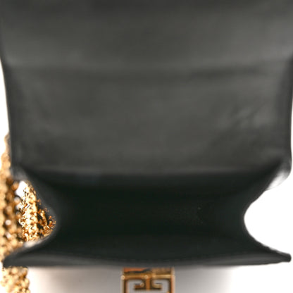 Givenchy Calfskin Crocodile Embossed Mini Phone Crossbody Bag Black 6 of 14