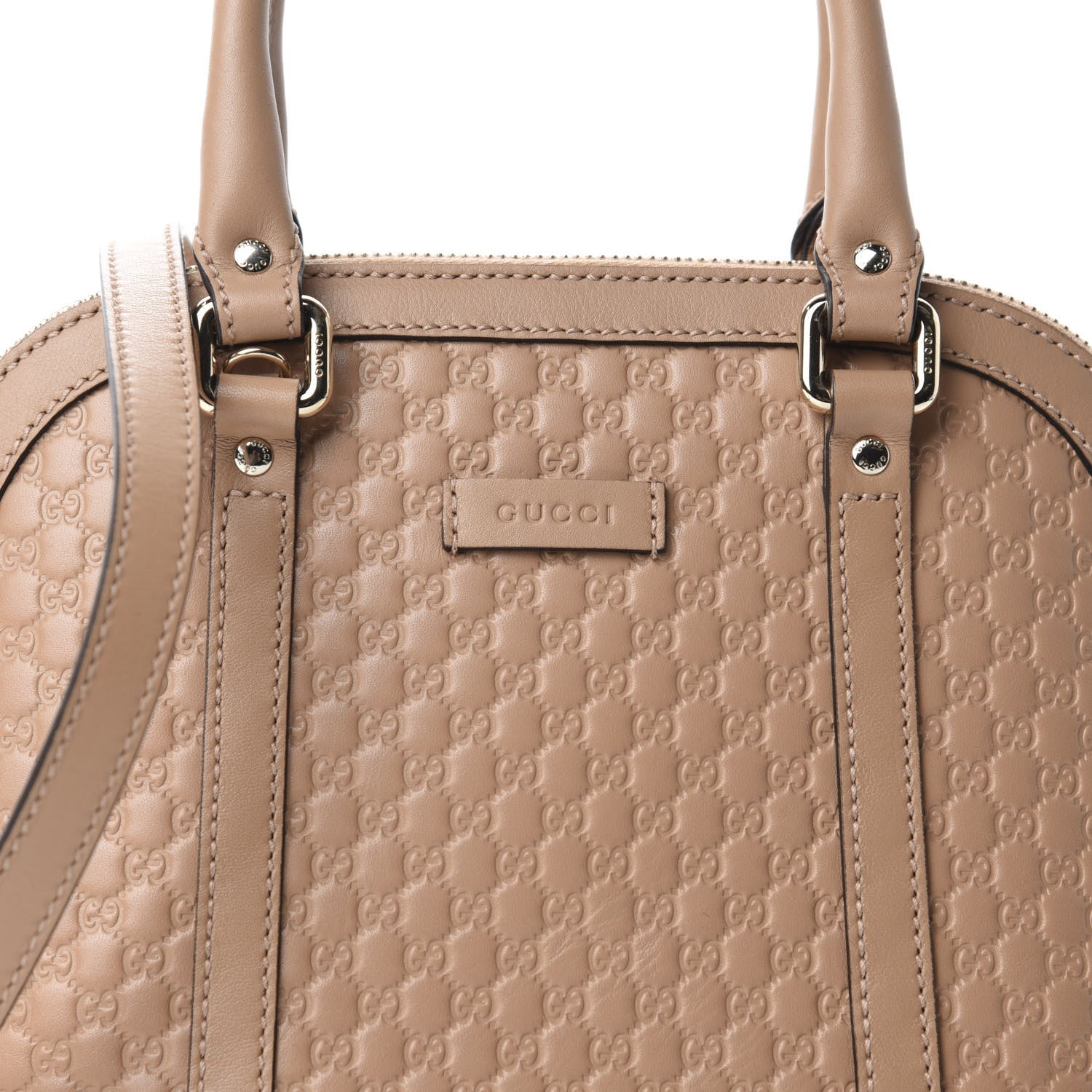 Gucci Soft Microguccissima Mini Dome Bag Camelia 10 of 10