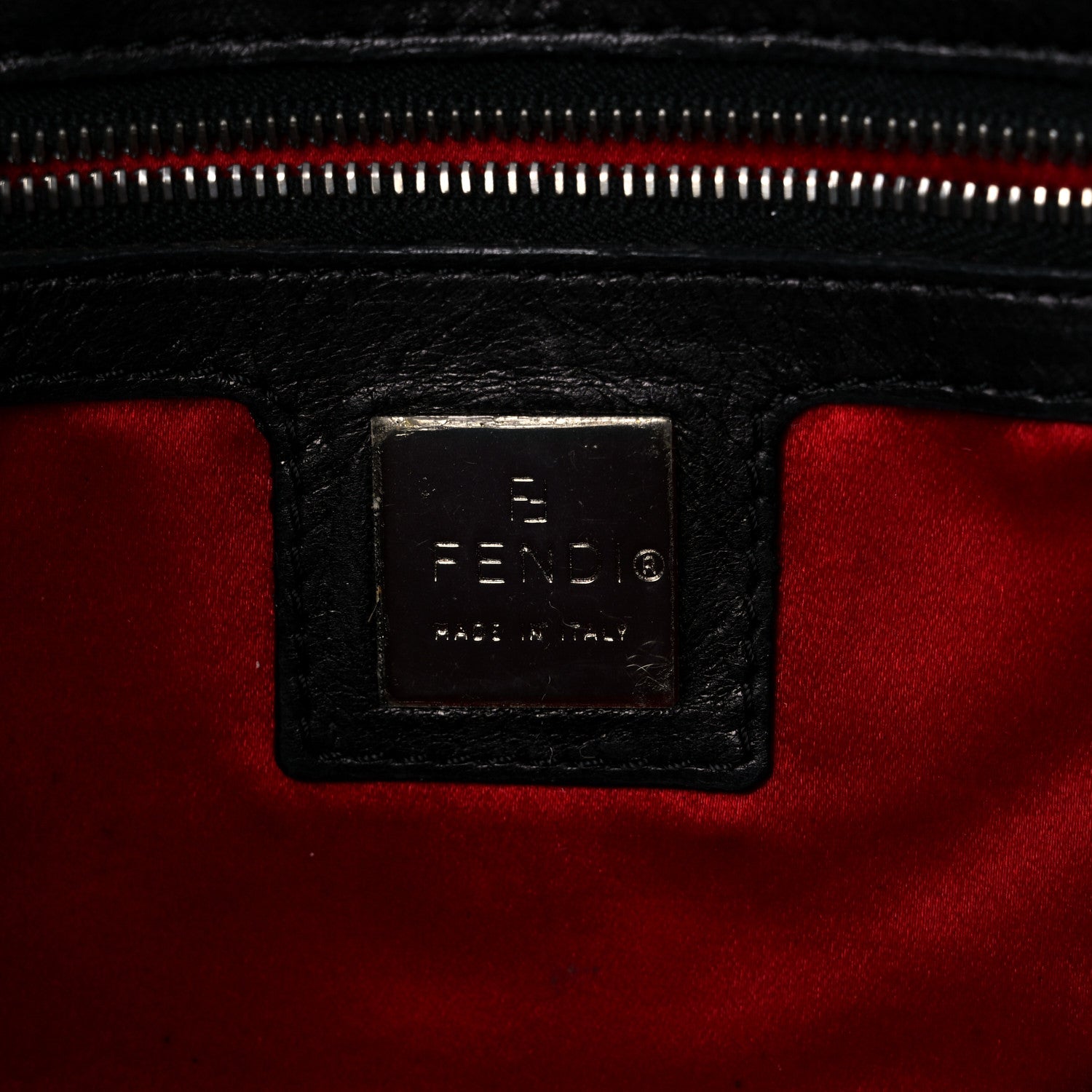 Fendi Nappa Baguette Black 6 of 11