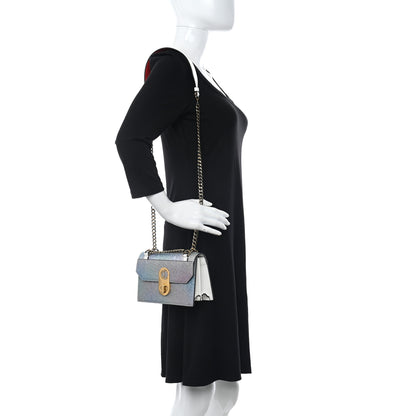 Christian Louboutin Glitter Calfskin Elisa Mini Shoulder Bag Multicolor Snow 2 of 13