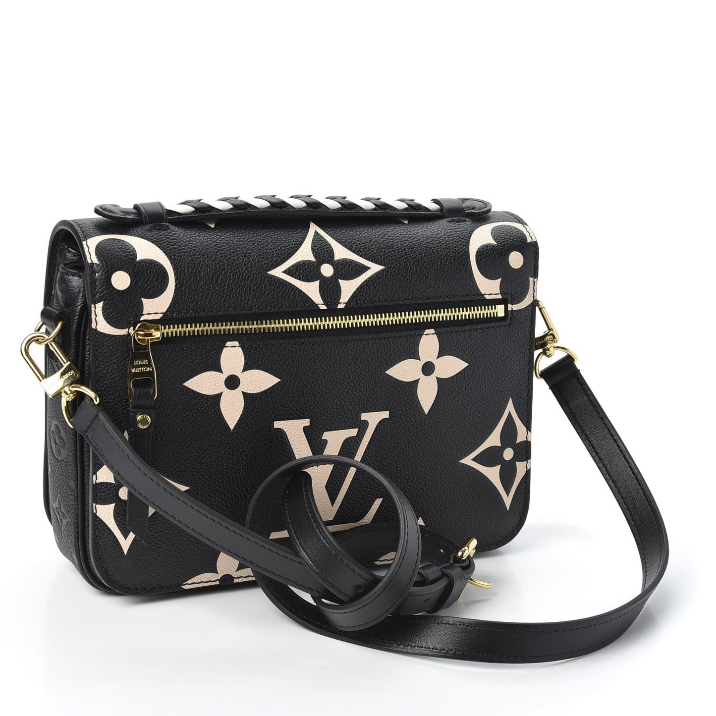 Empreinte Monogram Giant Crafty Pochette Metis Black Creme