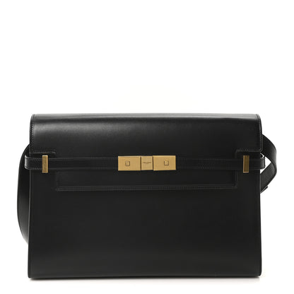Saint Laurent Smooth Calfskin Manhattan Shoulder Bag Black 1 of 10