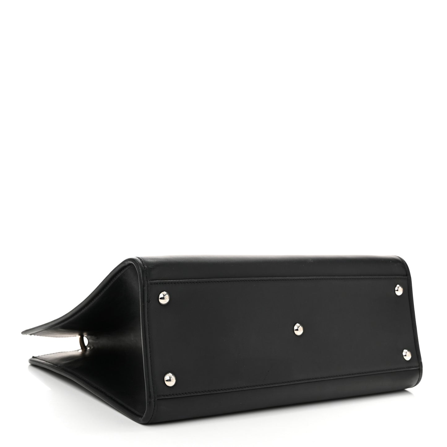 Vitello Century Opaco F is Fendi Regular Runaway Satchel Black