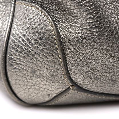 Prada Metallic Vitello Daino Tote 20 of 22