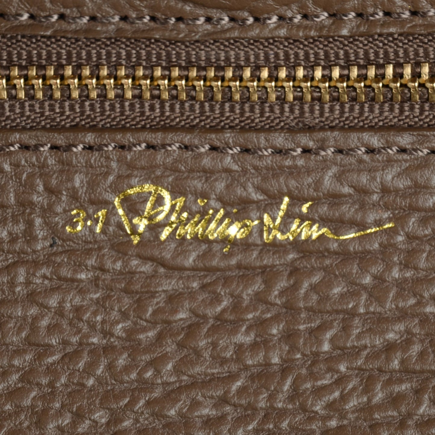 3.1 Textured Calfskin Mini Pashli Satchel Taupe
