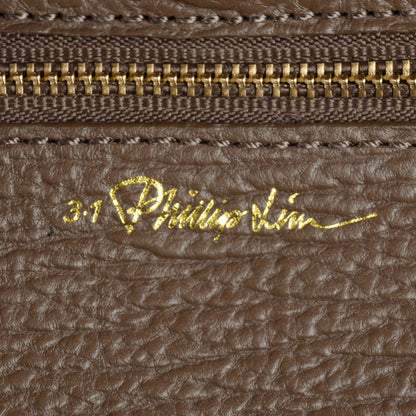 3.1 Phillip Lim 3.1 Textured Calfskin Mini Pashli Satchel Taupe 9 of 12