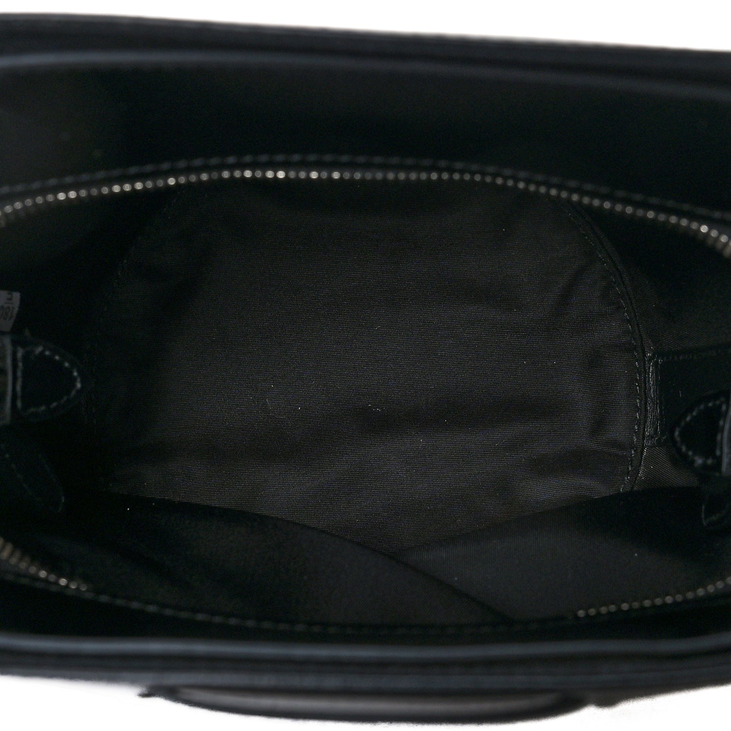 Tessuto Spazzolato Ouverture Bucket Bag Black