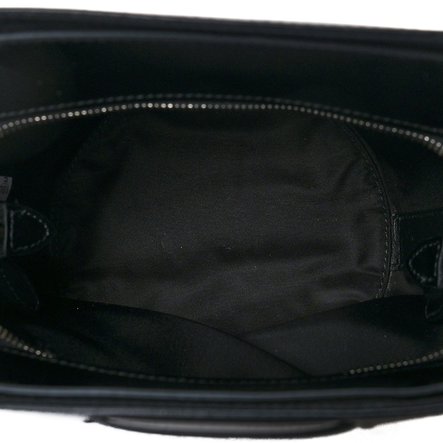 Prada Tessuto Spazzolato Ouverture Bucket Bag Black 5 of 9