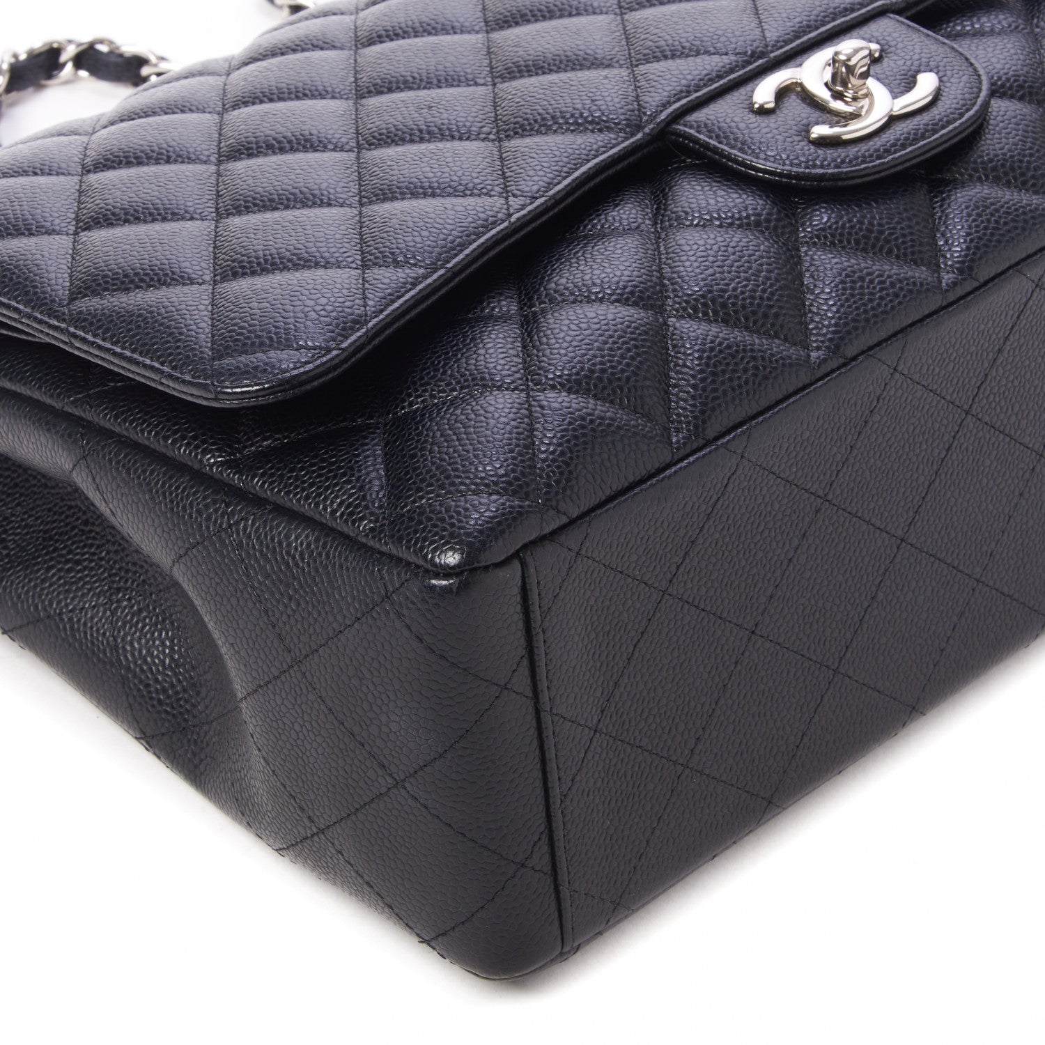 Chanel Caviar Quilted Maxi Double Flap Black 6 of 10