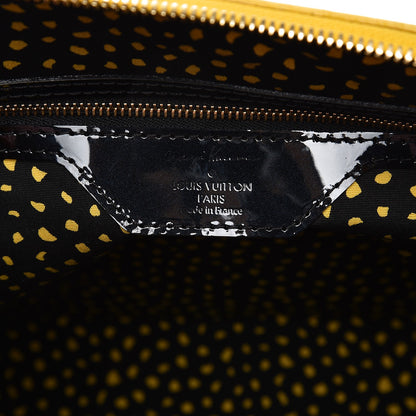 Louis Vuitton Vernis Kusama Infinity Dots Lockit MM Yellow 6 of 10