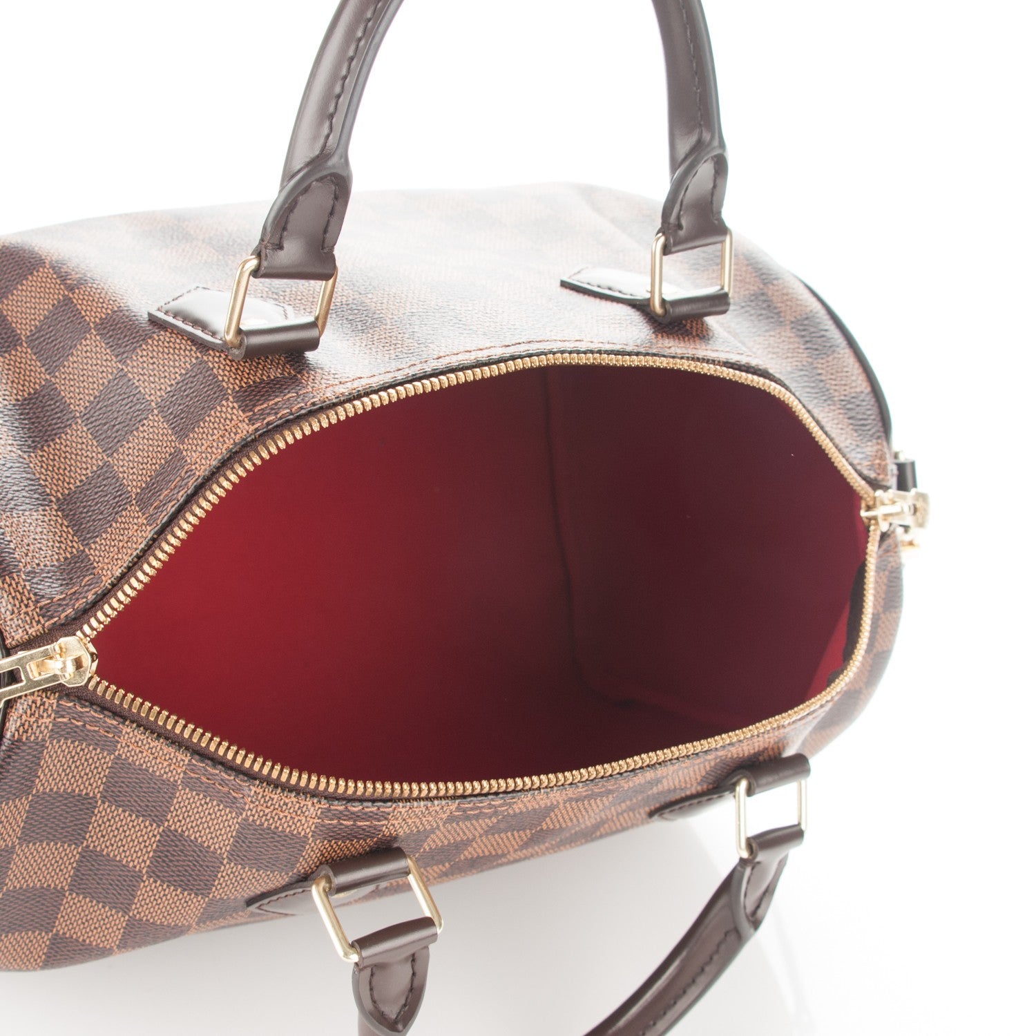 Louis Vuitton Damier Ebene Speedy Bandouliere 30 6 of 8