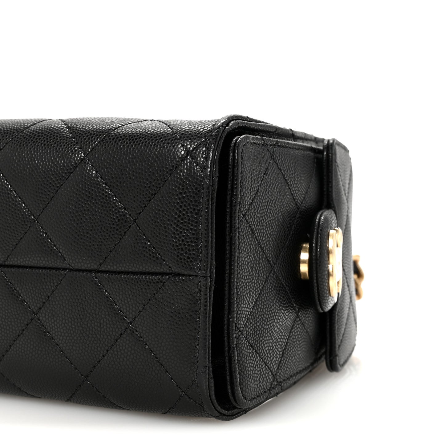 Caviar Quilted Mini Chanel 25 Handbag Black
