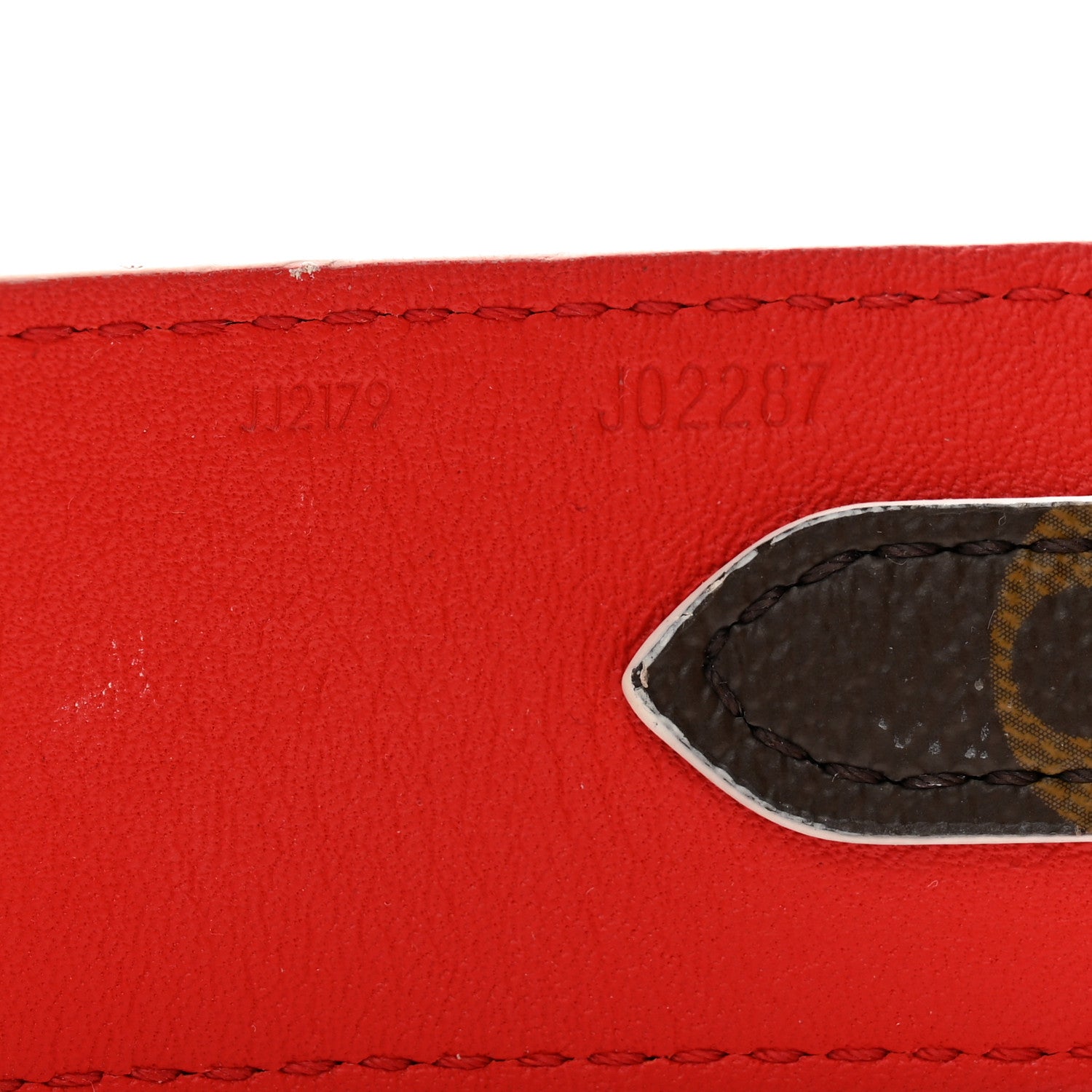 Louis Vuitton Monogram Bandouliere Shoulder Strap Red 4 of 4