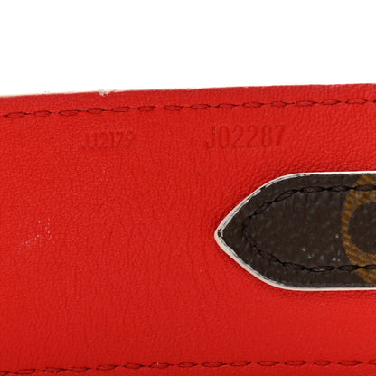 Louis Vuitton Monogram Bandouliere Shoulder Strap Red 4 of 4