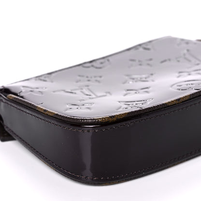 Louis Vuitton Vernis Monogram Mini Pochette Accessories Amarante 8 of 10