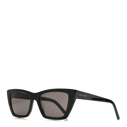 Saint Laurent Acetate Mica Cat Eye Sunglasses SL 276 Black 1 of 8