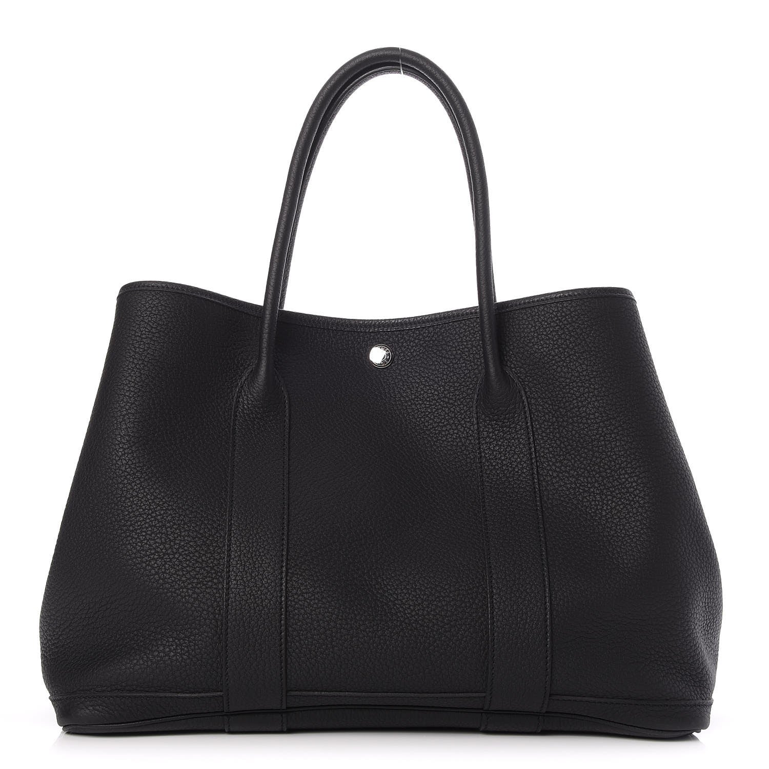 Hermes Negonda Garden Party Tote 36 MM Black 1 of 8