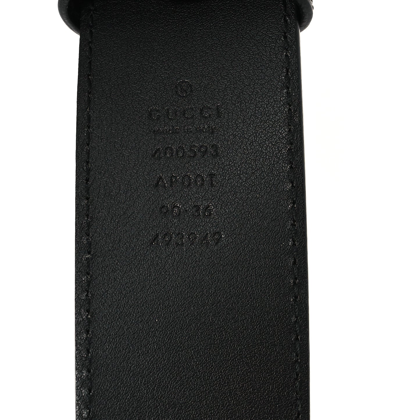 Calfskin Double G 40mm Belt 90 36 Black