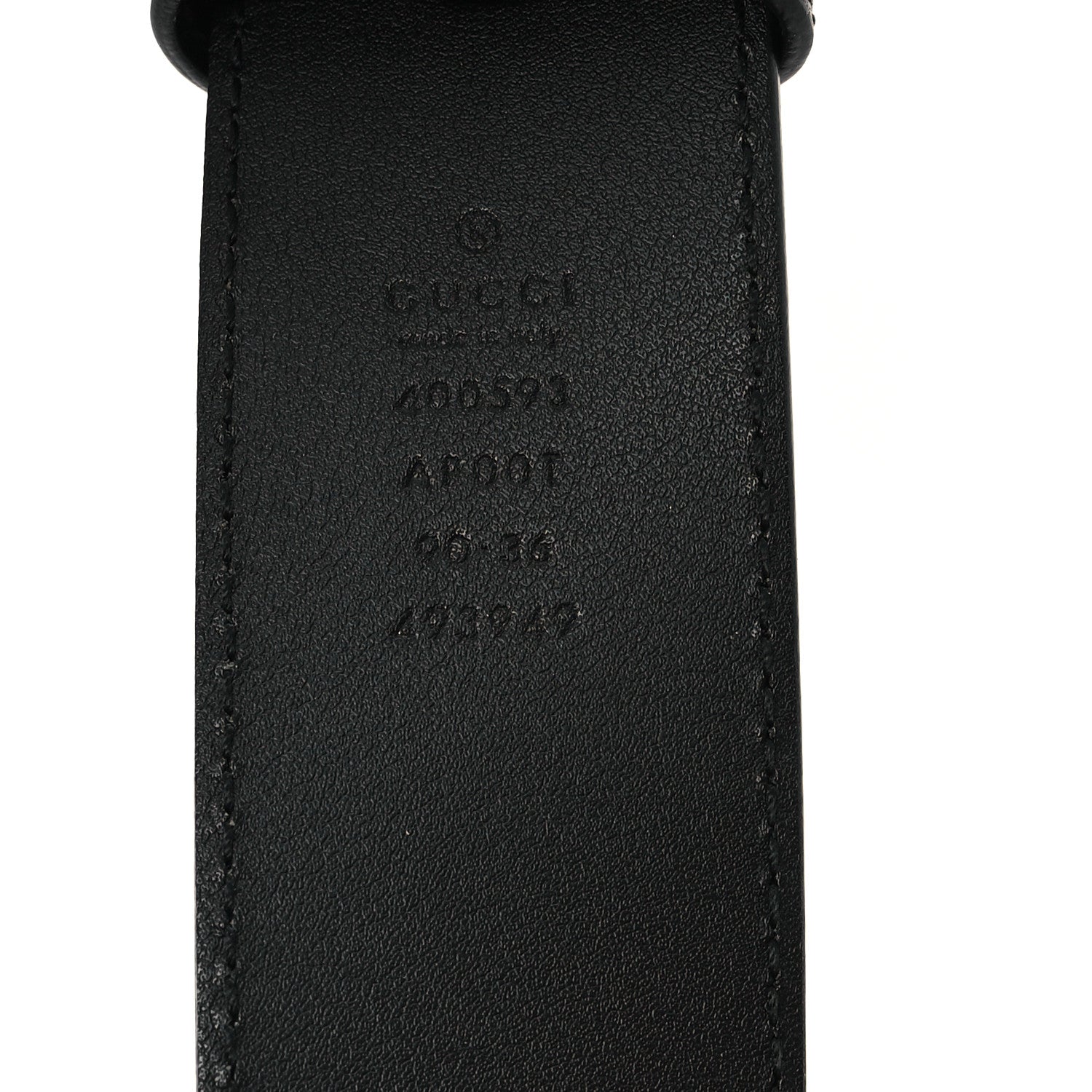 Gucci Calfskin Double G 40mm Belt 90 36 Black 3 of 4