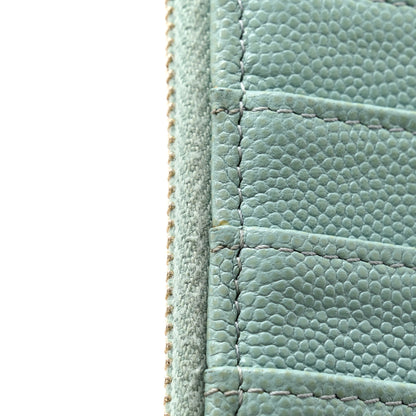 Chanel Caviar Quilted Classic iPhone Pouch Blue 9 of 11
