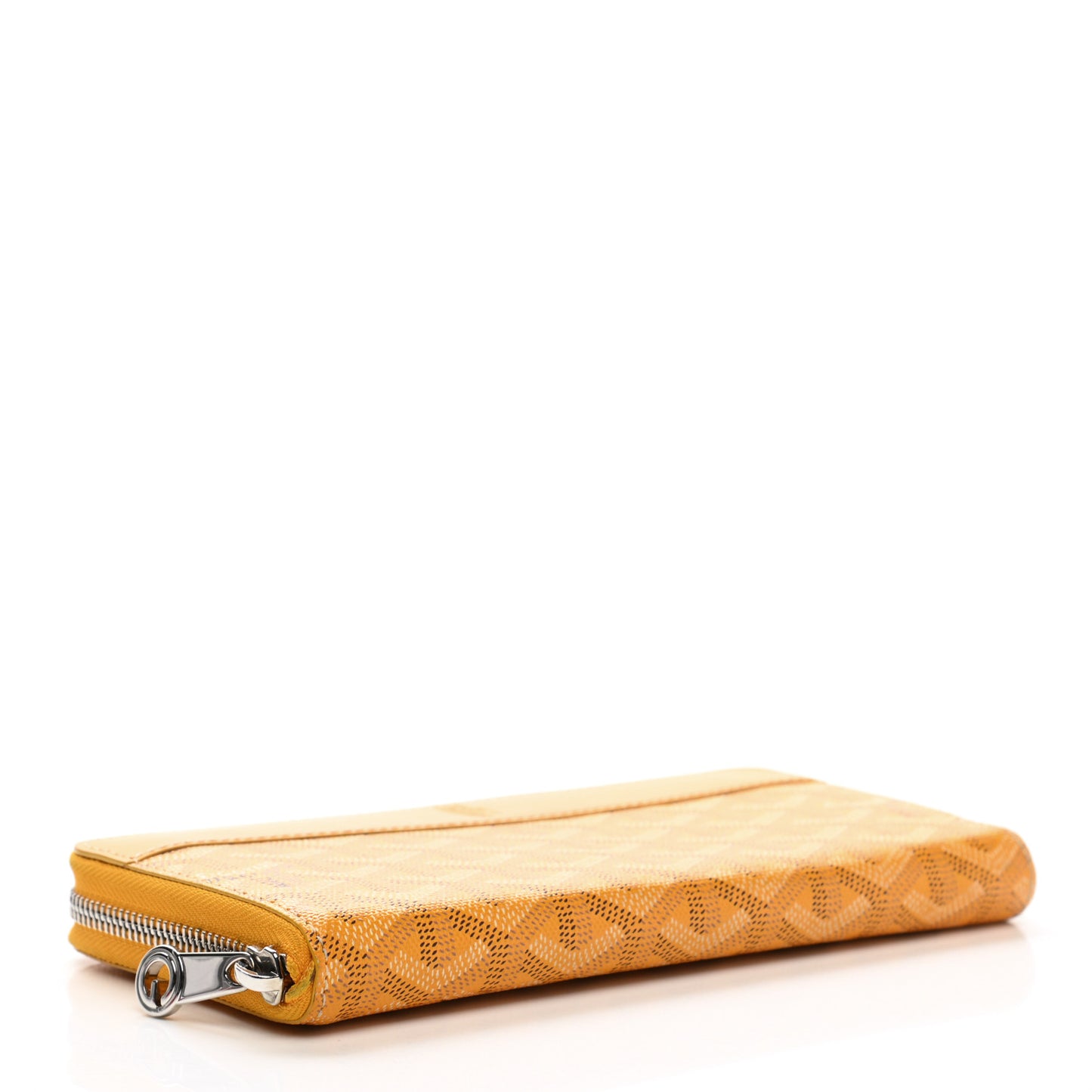 Goyardine Matignon Zip Around GM Wallet Yellow