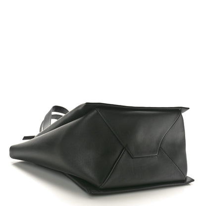 Celine Supple Natural Calfskin Vertical Tri-Fold Bag Black 5 of 11