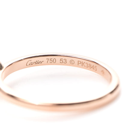 Cartier 18K Pink Gold Diamond D'Amour Heart Ring 53 6.25 4 of 6