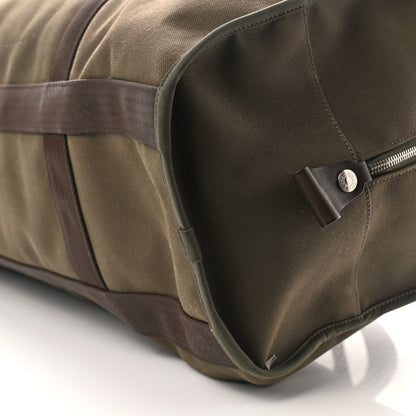 Hermes Toile Groom Boot And Helmet Bag Kaki Feu 8 of 8