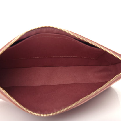 Louis Vuitton Vernis Pochette Accessories NM Rose Velours 5 of 8