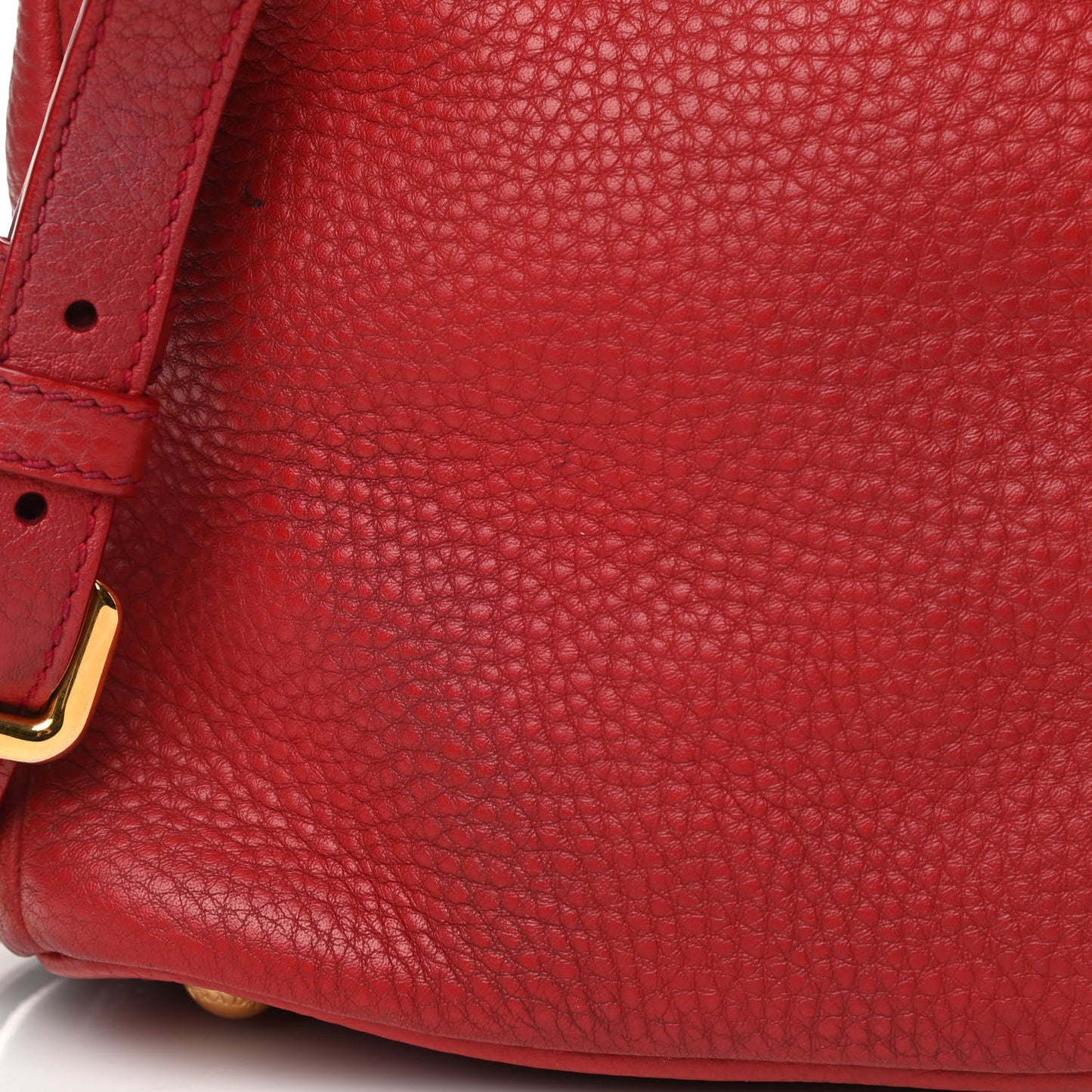 Vitello Daino Tote Rosso